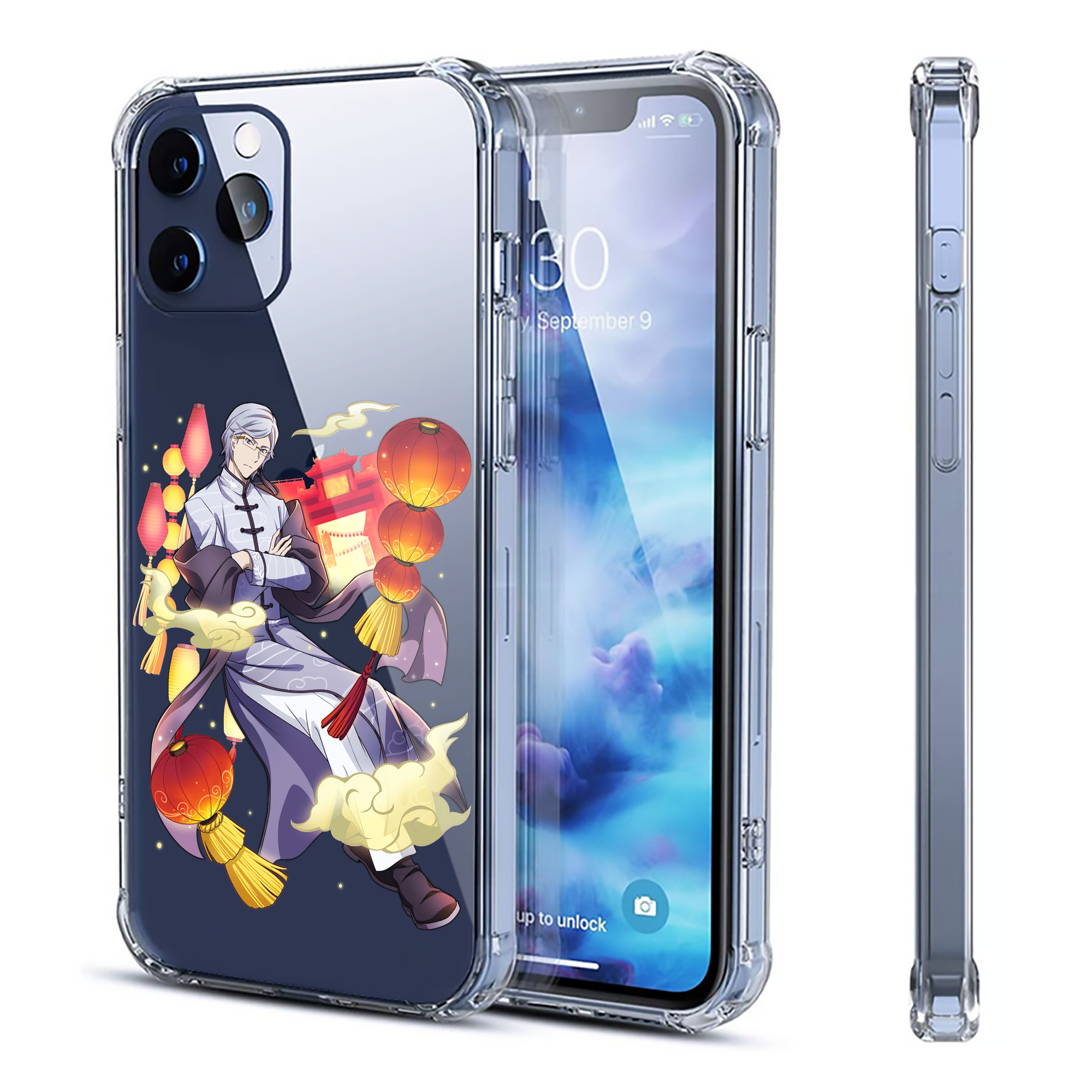 （画像用） 文豪ストレイドッグス Bungo Stray Dogs 【iPhone 12シリーズ対応】透明スマホケース（クリアソフトケース）